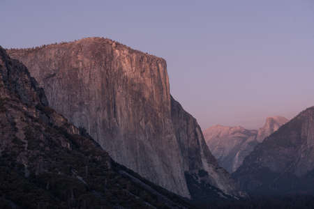 View of the mountains at sunset. Wildlife