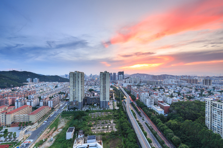 Cityscape in Xiamenのeditorial素材