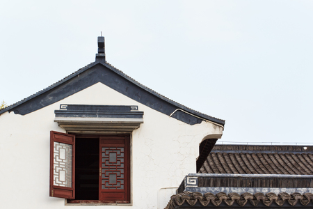 Chinese traditional buildings, anhui styleのeditorial素材