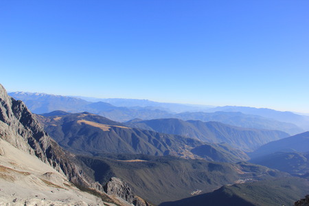 Jade Dragon Snow Mountain の写真素材