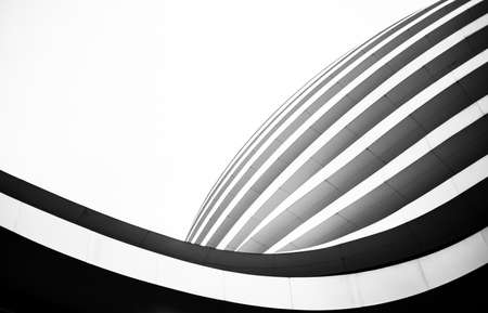 Exterior view of a modern architecture buildingのeditorial素材