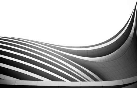 Exterior view of a modern architecture buildingのeditorial素材