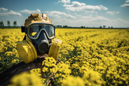The danger of pesticides. Air pollutionの素材