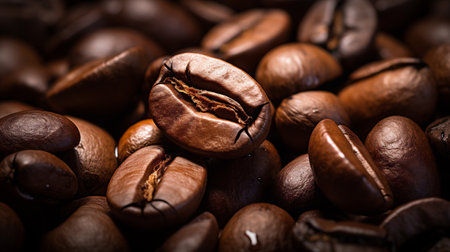 Coffee beans, can be used as a background or textureの素材