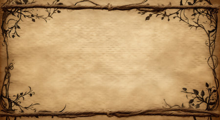 Vintage background with old paper texture and space for text or imageの素材