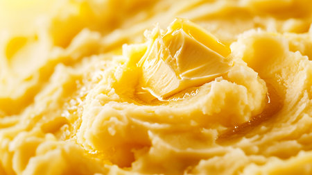 mashed potatoes macro close up, selective focus, shallow depth of fieldの素材