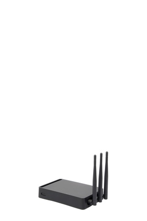 wireless router network hubの写真素材