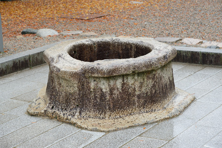 GYEONGJU, KOREA - OCTOBER 20, 2014: Samryongbyeoneojeong at bunhwangsa. Bunhwang temple  and the well were built in the Silla Era.のeditorial素材