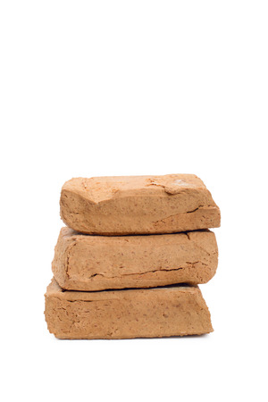 meju, fermented soybean lump, to make doenjangの写真素材