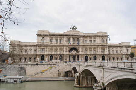 ROME, ITALY - JANUARY 27, 2010: Corte di Cassazione (The Supreme Court of Cassation) is the highest...