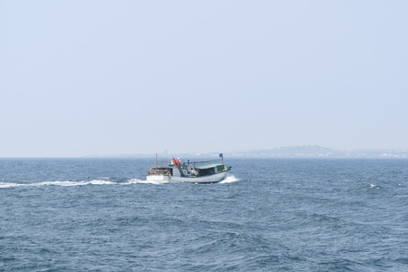 General fishing boat in the Jeju Island, Korea.の写真素材