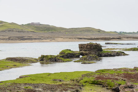 rocks in Gwangchigi beach(located near the Seongsan Ilchulbong) in Jeju island,の写真素材