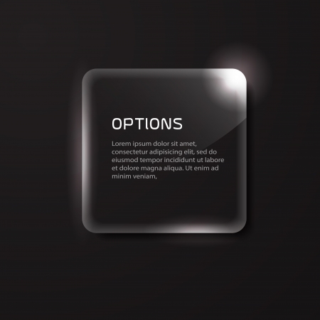 Vector glass panels のイラスト素材