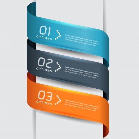 Modern business step origami style options banner  Vector illustration  can be used for workflow layout, diagram, number options, step up options, web design, infographics  のイラスト素材