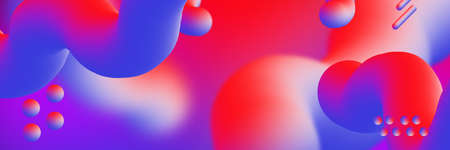 Abstract background with colorful wavesの写真素材