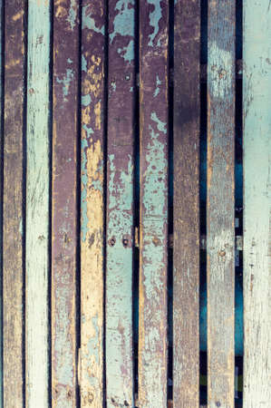 An old retro style color of wooden pier platform の写真素材