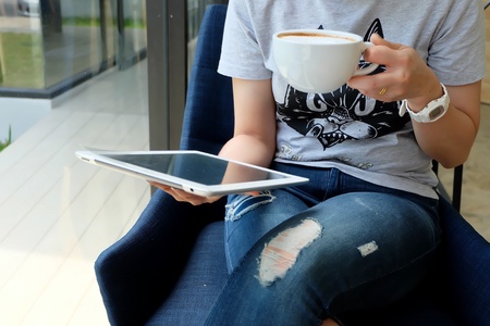 Women using laptop