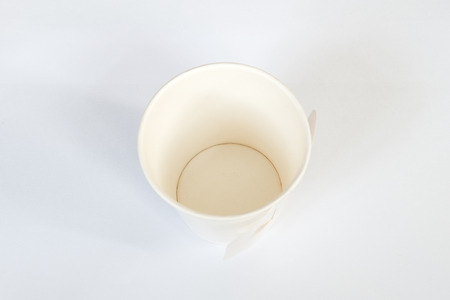 White paper Cup Isolated on white Background
