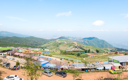 the viewpoint of phu tubberk Phetchabun,Thailandの写真素材