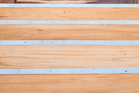 wooden stairs made from plank (top view) for backgroundの写真素材