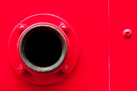 The part of old fire truck の写真素材