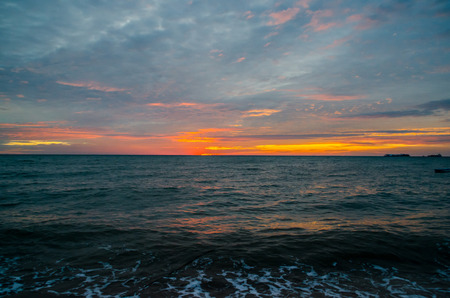 sunrise in the sea.の写真素材
