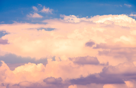 High contrast cloud and blue skyの写真素材