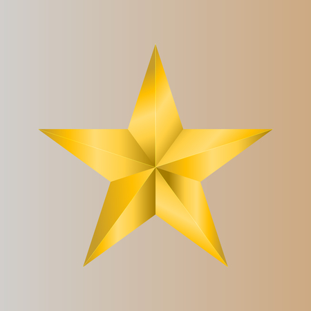 Gold star iconのイラスト素材