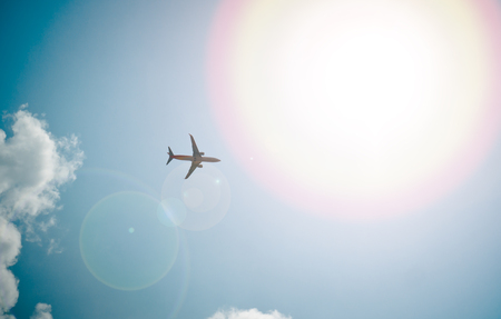 Landing airplaneの写真素材