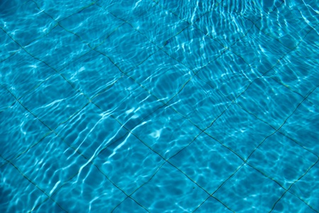 reflection of water texture in swimming pool