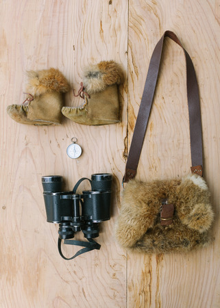 adventure set packing for kidsの写真素材