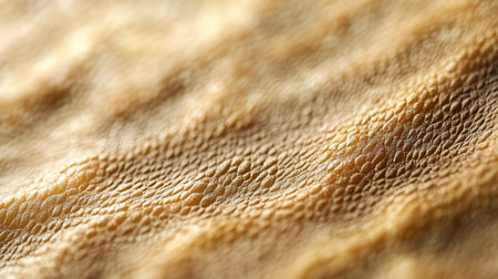 Discover the intricate details of a textured leather surface with natural patterning, showcasing unique fibers and warmth, perfect for design inspiration.の素材