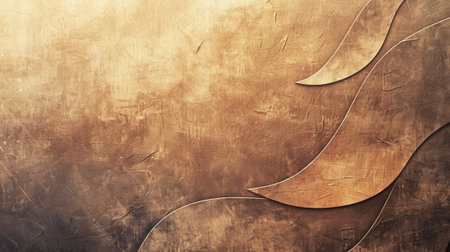 Explore a stunning abstract textured background featuring elegant curves in earthy tones. Ideal for design projects, wallpapers, and artistic presentations.の素材