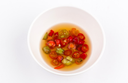 Chilli and fish sauceの写真素材