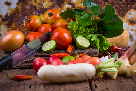fruits and vegetablesの写真素材