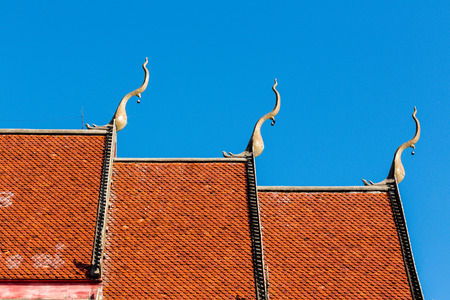 A part of temple in thailand