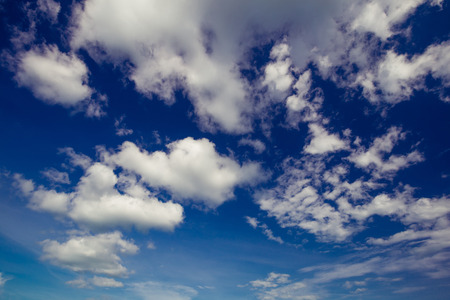 nice blue sky with cloudy at phuket, thailand