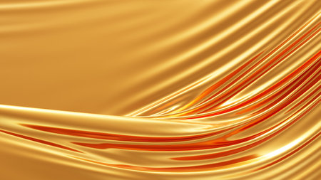 Desktop wallpaper abstract background. Orange smoothly tone wallpaper.の写真素材