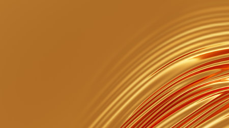 Desktop wallpaper abstract background. Orange smoothly tone wallpaper.の写真素材