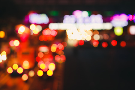 Traffic jam lights backgroundの写真素材