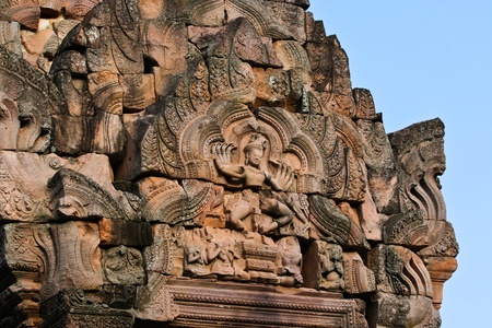 Details of the castle rock in the northeast of Thailand.のeditorial素材