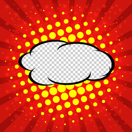 Comic Speech Bubble, Cartoon のイラスト素材