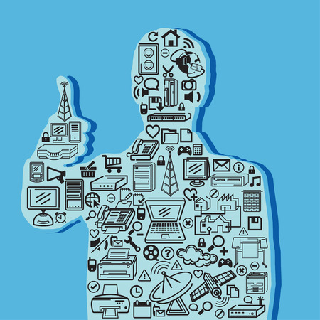 Elements small icons web conceptのイラスト素材