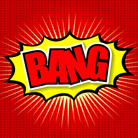 Bang  Comic Speech Bubble, Cartoon  のイラスト素材