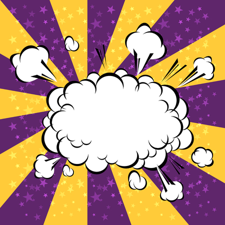 Comic Speech Bubble, Cartoonのイラスト素材