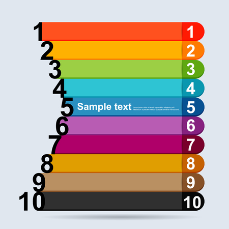 infographics options banner.のイラスト素材