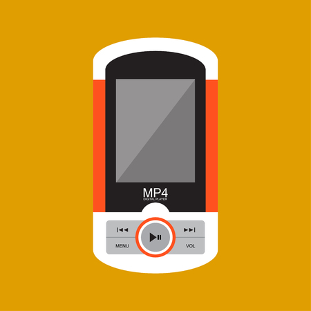 Music playerのイラスト素材
