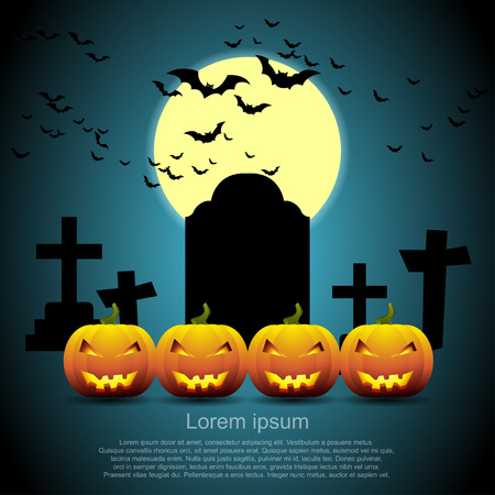 Halloween pumpkin.のイラスト素材