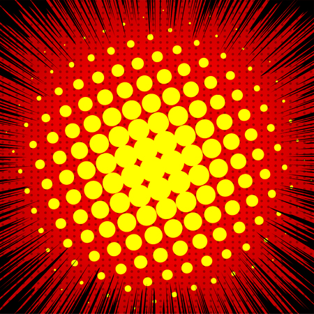 Abstract Creative concept vector comics pop art.のイラスト素材