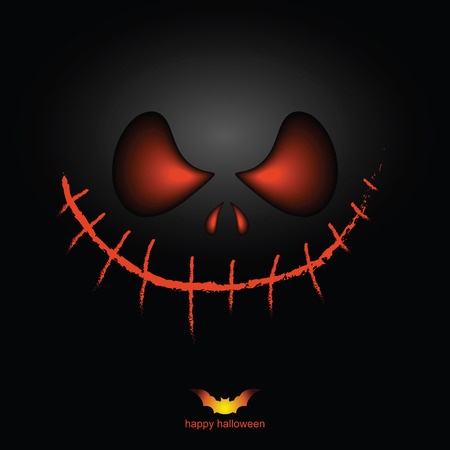 Halloween Pumpkin Mask Background.のイラスト素材